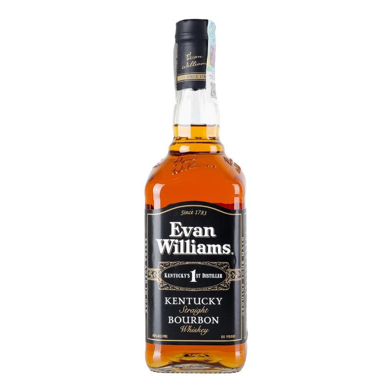 Бурбон Evan Williams Black 43% 0.75 л 